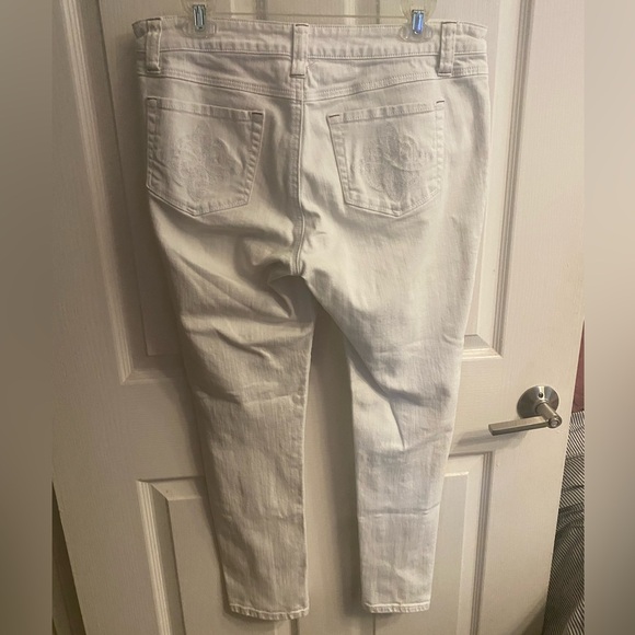 CAbi Bree white skinny jean size 10 - Picture 1 of 4